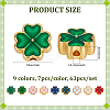 63Pcs 9 Colors Alloy Enamel Beads FIND-PH0026-74-2