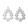 Non-Tarnish 316L Surgical Stainless Steel Pendants STAS-H213-36P-1