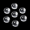 Transparent Half Round Glass Cabochons LS-X-GGLA-R027-20mm-1
