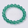 Natural Jade Beaded Stretch Bracelet BJEW-P213-10-8mm-1