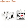 Square 201 Stainless Steel Swank Cuff Links SA-CBAE2BD-01P-A-4