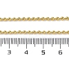 Rack Plating Brass Ball Chain Necklaces for Women NJEW-A035-04G-01-5