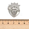 Brass Micro Pave Clear Cubic Zirconia Cuff Rings RJEW-P155-04A-P-5