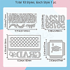 Graduation Theme Carbon Steel Cutting Dies Stencils DIY-WH0309-1779-6