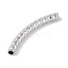 304 Stainless Steel Curved Tube Beads LS-STAS-M071-03I-P-3