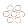 Rack Plating Brass Linking Rings X-KK-P286-01B-RG-1