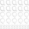 120Pcs 2 Style 304 Stainless Steel Leverback Earring Findings STAS-UN0038-45-1