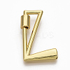 Brass Screw Carabiner Lock Charms KK-T046-001G-L-NF-1