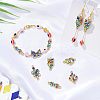36Pcs 6 Style Alloy Enamel Links Connectors FIND-NB0001-89-2