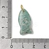 Natural Amazonite Pendants G-A297-01G-05-3
