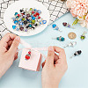 Glass Pendant Decorations HJEW-GO00031-5