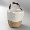 Woven Cotton Storage Baskets AJEW-WH20054-010H-1