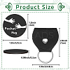 2Pcs 2 Style PU Leather Guitar Clip AJEW-CN0001-21P-2