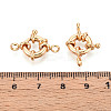 Brass Spring Ring Clasps KK-G528-03G-3