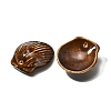 Seashell Shaped Porcelain Pendants PORC-O003-01B-09-2