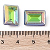 Glass Rhinestone Cabochons RGLA-L029-05B-SPLA-3