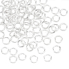   80Pcs 925 Sterling Silver Round Rings STER-PH0001-48-1