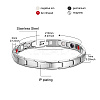 Stainless Steel Panther Chain Watch Band Bracelets JB667A-3
