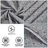 Plum Blossom Pattern Non-woven Polyester Anti-Skid Fabrics DIY-WH0453-90A-6