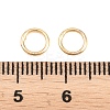 Brass Closed Jump Rings KK-D257-01G-02-3