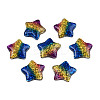 Rainbow Resin Cabochons CRES-Q197-46-1