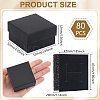 Square Paper Ring Storage Boxes LS-CON-WH0098-10-2