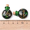 Handmade Lampwork Perfume Bottle Pendants LAMP-H072-01-4