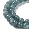 Dyed Natural Malaysia Jade Beads Strands G-G021-01A-01-4