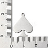 Non-Tarnish 201 Stainless Steel Pendants LS-STAS-D041-09P-3