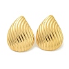 Ion Plating(IP) 304 Stainless Steel Studs Earrings EJEW-G400-33G-2