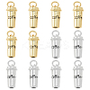 12Pcs 2 Colors Brass Pendants KK-HS0001-45-1