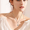10Pcs 667 Stainless Steel Paperclip Chain Necklaces NJEW-BBC0001-48A-P-4