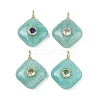 Natural Amazonite Pendants G-K372-05G-08-1