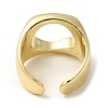 Brass Open Cuff Rings RJEW-Q778-09G-3