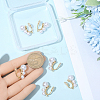 10Pcs Brass Ear Cuff Findings KK-BBC0022-46-3