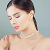 2 Strands Natural Baroque Pearl Keshi Pearl Beads Strands PEAR-GO0001-12-7