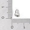 Brass Pave Clear Cubic Zirconia Beads KK-F875-14P-3
