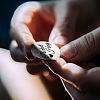 Heart Double-Sided Engraved Stainless Steel Commemorative Decision Maker Coin Set AJEW-GL0002-01A-5