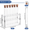 Acrylic Multi-Use Colorimetrical Cylinder Tube Display Racks DIY-OC0013-10A-2