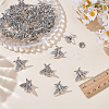 40Pcs Alloy Bees Lapel Pin Backs JEWB-GO0001-21AS-3