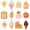 24Pcs 12 Styles Opaque Resin Pendants CRES-YW0001-34-1
