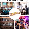 6-Hole Bamboo Glass Holder Display Racks ODIS-WH0025-71-6