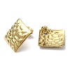 Ion Plating(IP) 201 Stainless Steel Stud Earrings EJEW-K270-16G-2