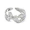 304 Stainless Steel Cuff Rings for Women LS-RJEW-M019-38P-2