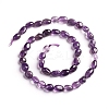 Natural Amethyst Beads Strands X-G-D0002-B33-2