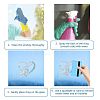 Waterproof PVC Colored Laser Stained Window Film Adhesive Stickers DIY-WH0256-048-3
