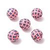 Independence Day Themes Wood European Beads WOOD-I014-01A-2