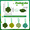 32Pcs 4 Colors Saint Patrick's Day Foam Pendant Decorations for Christmas Tree FIND-GA0003-02-2