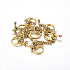 Tibetan  Style Alloy Toggle Clasps X-GLF0026Y-NF-2