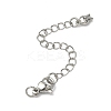 Brass Curb Chain Extender KK-G557-13P-1